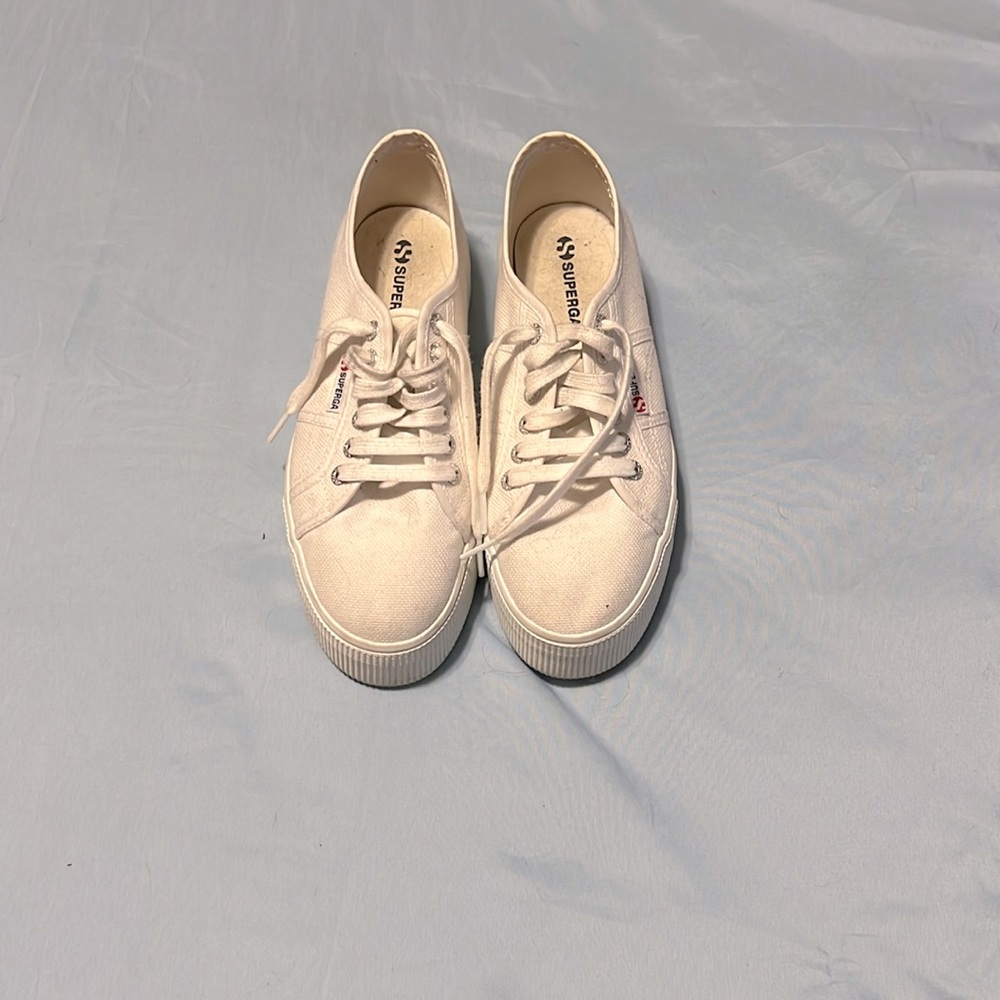 White Canvas Shoes
